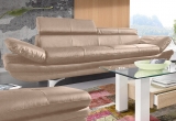 Minkšta sofa Nr163 kreminė naturali oda