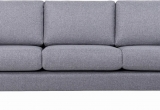 Minkšta sofa Nr167 pilka struktura