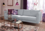 Minkšta sofa Nr146 šviesiai pilka