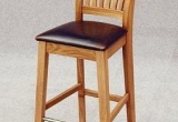 Ąžuolinė baro kėdė