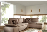 FORM kampinė sofa su miegojimo mechanizmu ir dėže patalynei (Gobelenas)
