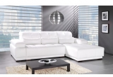 VENTO-BENI kampinė sofa su miegojimo mechanizmu ir dėže patalynei (Dirbtinė oda) 