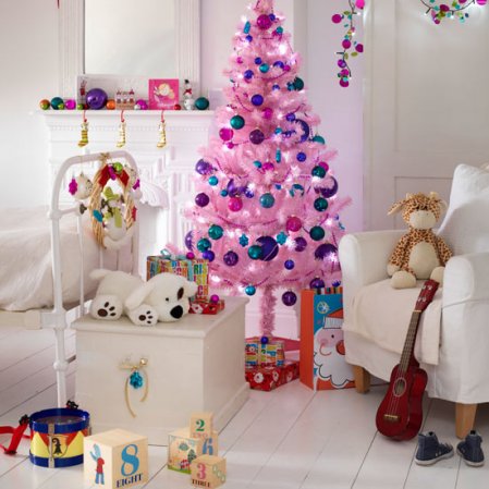 Vaikų kambario dekoravimas Kalėdoms